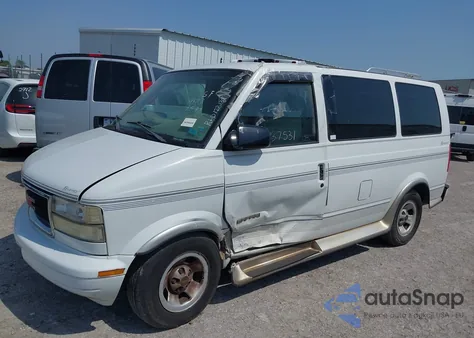 1999 GMC Safari Yf7 Upfitter Package z USA, uszkodzony, nr VIN 1GDDM19WXXB508764